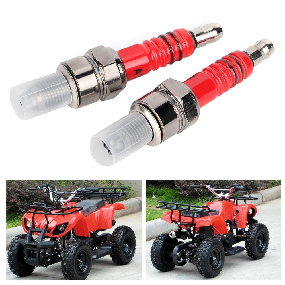 2Pcs Spark Plugs A7TC A7TJC 3 Electrode Fit for Scooter ATV Quads GY6 50cc 125cc
