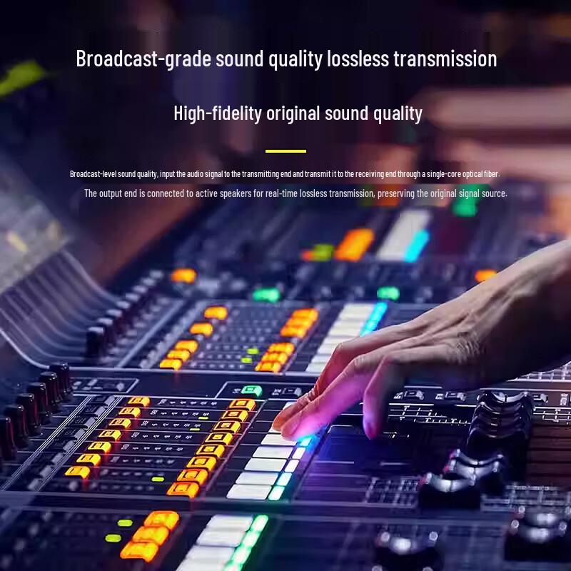 Audio Fiber Optic Transceiver Extender