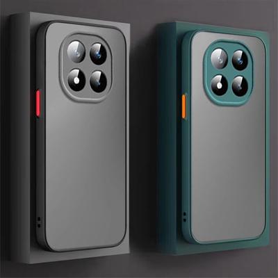 Stoßfeste Armor Matte Hülle Für Xiaomi Redmi Note 14 13 12 11 10 9 Pro Plus A3 14T 14C 5G 4G Weiche TPU Stoßstange Klare Harte PC Abdeckung