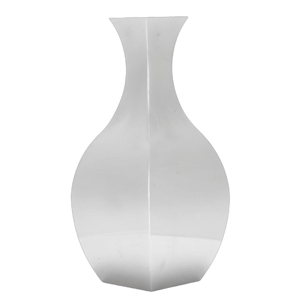 Polished Stainless Steel Vase Nordic Modern Flower Vase for Home Living Room Decor Tabletop Ornament