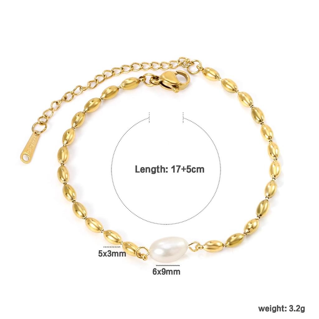 Baroque Irregular Pearl Necklace & Bracelet Set - Vintage French Light Luxury OT Buckle Jewelry for Women