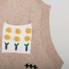 Hong Kong stil cardigan vest kvinner retro casual strikket vest cardigan jakke sammenleggbar o-hals ermeløs genser vest kvinnelig topp