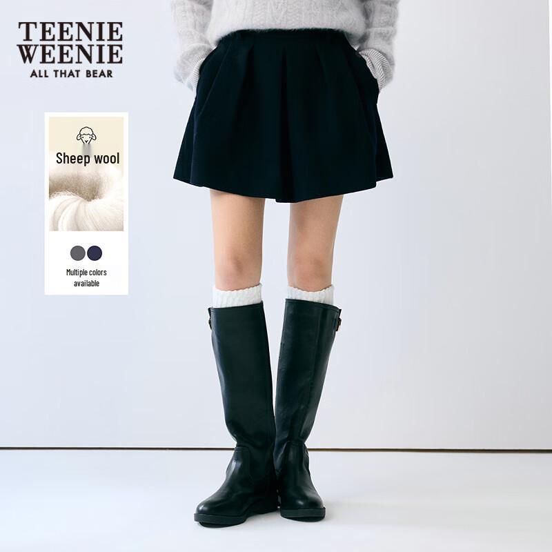 Teenie Weenie Women s Little Bear Winter A-Line Short Skirt S