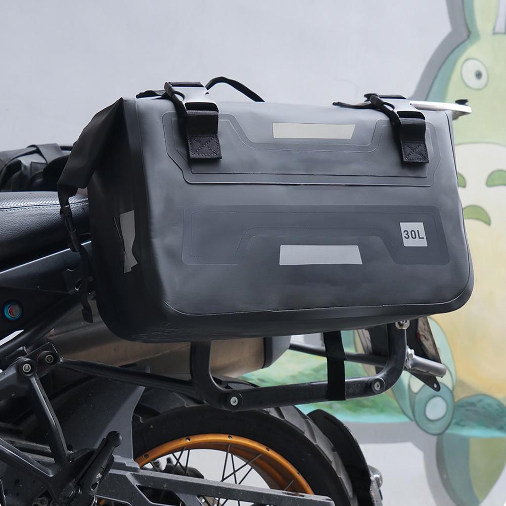 30L Motorcycle Saddle Bag Large Capacity Riding Side Bag Wear Resist Motorcycle Side Bag Motorcycle Modification Accessories
