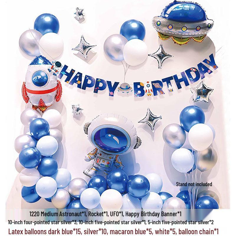 Geburtstagsdeko Ballon-Set für Kinder - Themen-Hintergrund mit Folienballons