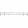 VidaXL Garden Fence with Steel Arch 1248 X 100 Cm Black 277662