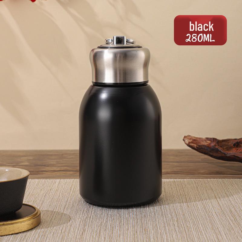 Compact Trendy Insulated Cup with Pull Ring - Convenient, Pocket-Friendly, and Stylish for Students On-the-Go
