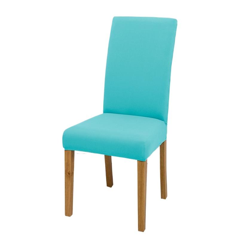 Elastic Chair Cover Dining Room Spandex Chair Seat Covers 24 Colors for Choice Universal Size for Kitchen Wedding Banquet 1PC