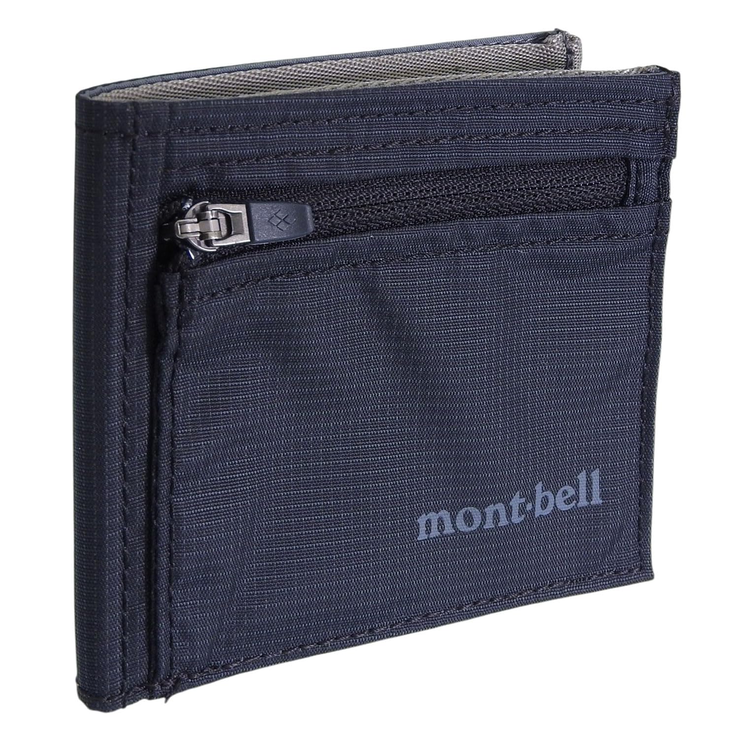 montbell flat wallet 1133371 men s compact bifold nylon black