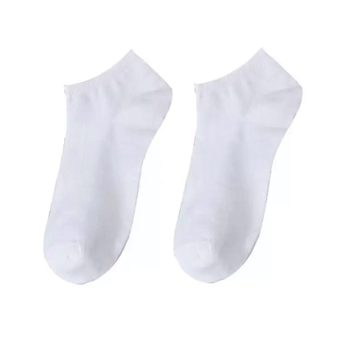 

Men s Four Seasons Low-Cut Boat Socks - Black, White, Gray, Solid Color, Invisible Style One Size белый