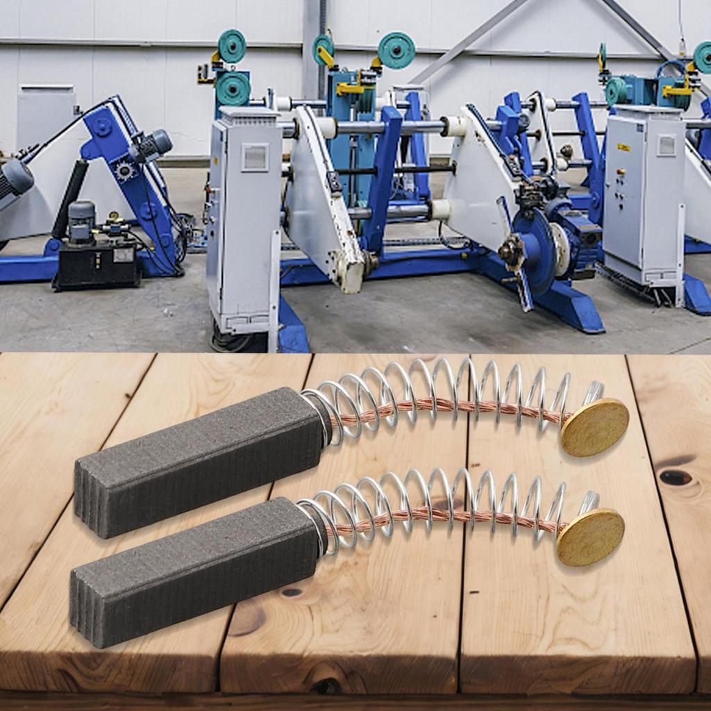 Reliable Motor Carbon Brushes for Electric Motor Restoration 2 Pack 20x6x5mm