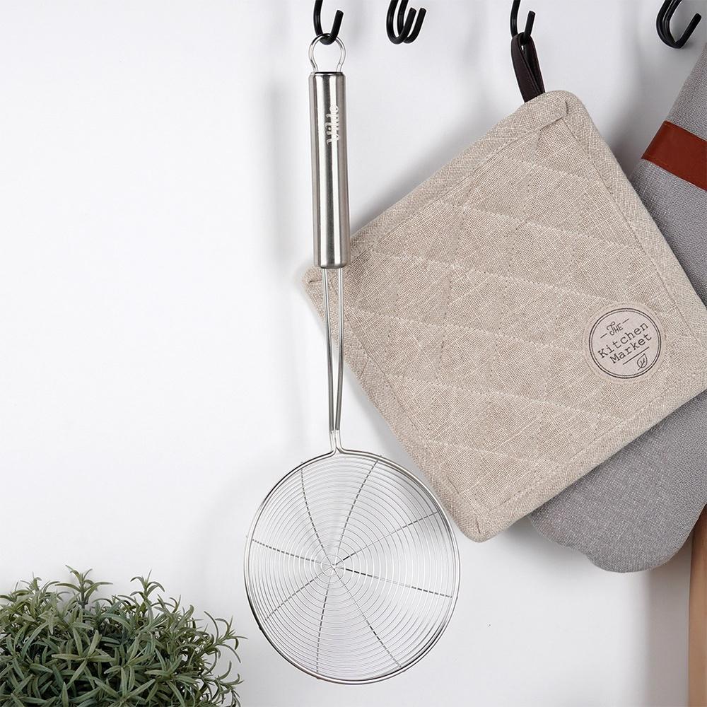 Kitchen Skimmer Slotted Spoon for Straining and Putting on Noodles and French Fries