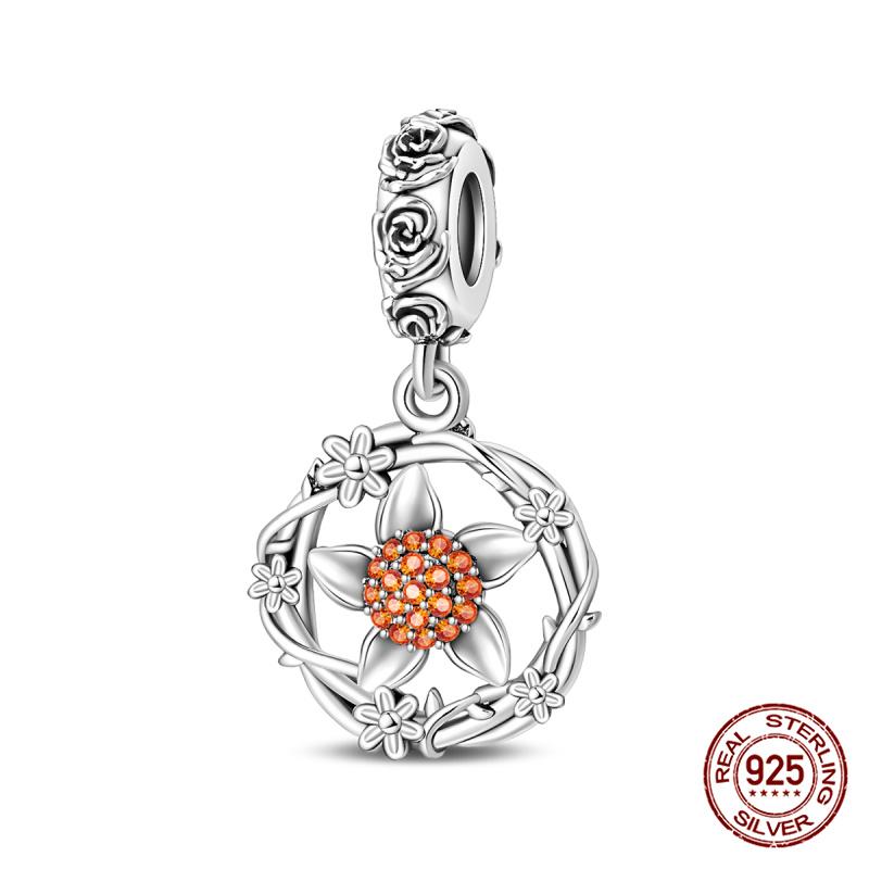 Fit Original 925 Bracelet Magic Star Plate Angel Moon Tree of Life Charms DIY Jewelry Making Women Gift 100% 925 Silver