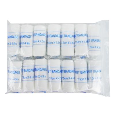 PBT Elastic Bandage First Aid Kit Gauze Roll Wound Dressing Medical Nursing Emergency Care Bandage 7cm*4.5M Medical Supplies