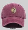 Retro American Washed Denim Baseball Cap - Casual Outdoor Style