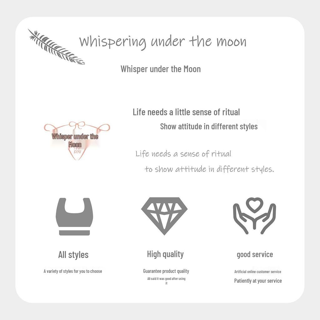 Moonlit Whispers: Sexy Lingerie & Tempting Hollow-Out Role-Play Costume Set