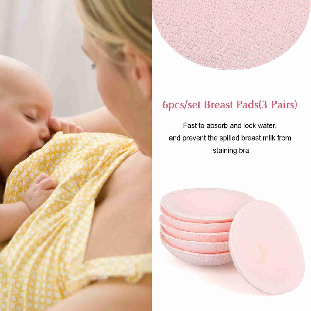 Washable Reusable Soft Cotton Breast Pads Absorbent Breastfeeding Nursing Pad Reusable Nursing Pad