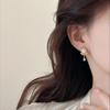 Zhuji Exquisite Freshwater Pearl & Zircon Stud Earrings - Elegant, Simple, Lively