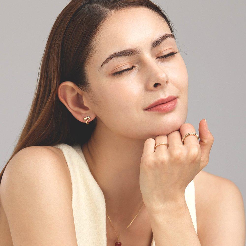 14K Tumbled Bubble Ring
