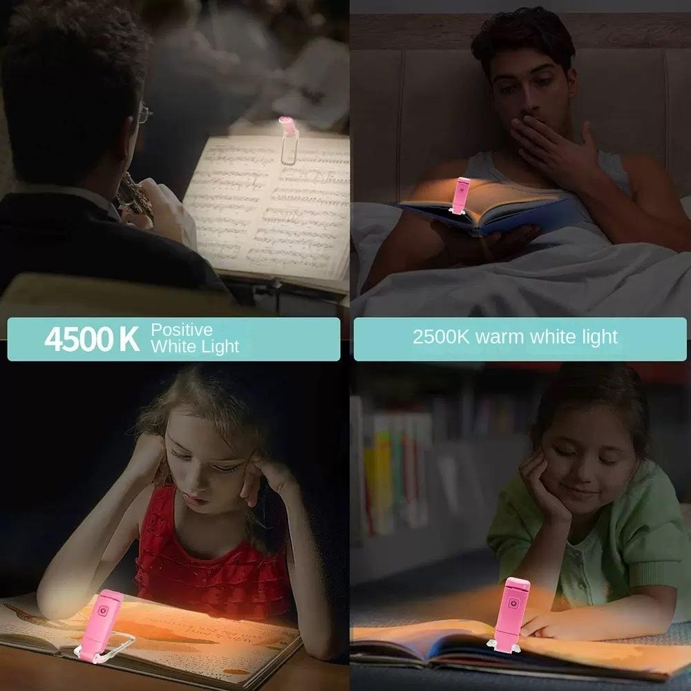 Eye Protection Reading Light Rechargeable Clip Desk Light Clip on Book Light  Night Light