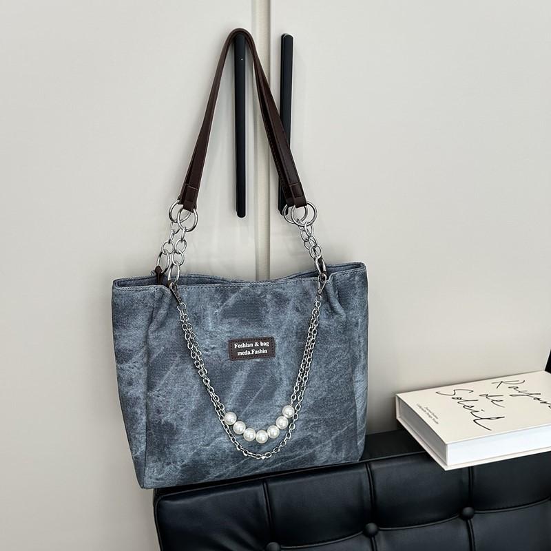 

Сумка-тоут большой вместимости Летняя сумка для отдыха и работы Модная сумка для отдыха Поддержка плеча под мышкой Сумка очень большого размера синий