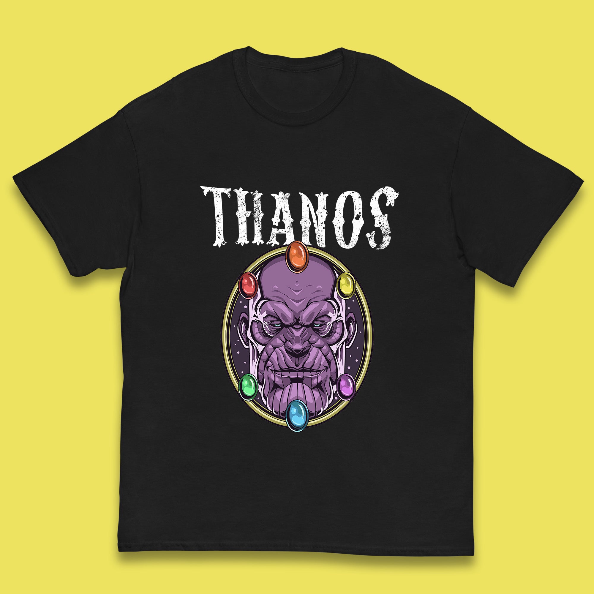 Thanos Avengers Infinity Stones Thanos Comic Book Supervillain Fictional Characters Infinity Gauntlet Marvel Villian Kids T Shirt 150