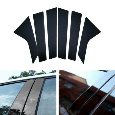 Gloss Black Window Pillar Posts Door Trim Cover Kit For Hyundai Sonata 2020-2021