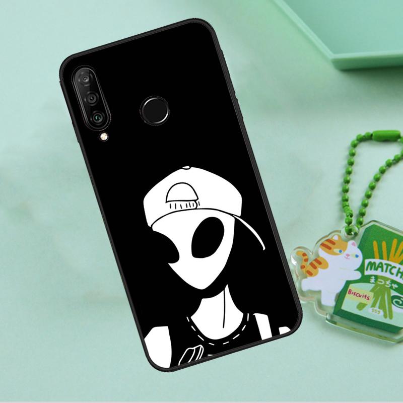 Aesthetic Alien For Huawei Nova 10 9 SE 5T 12s 12i 11i Y91 Y90 Y60 Y70 Y72 Y61 P20 P40 P30 Lite P60 Pro Case