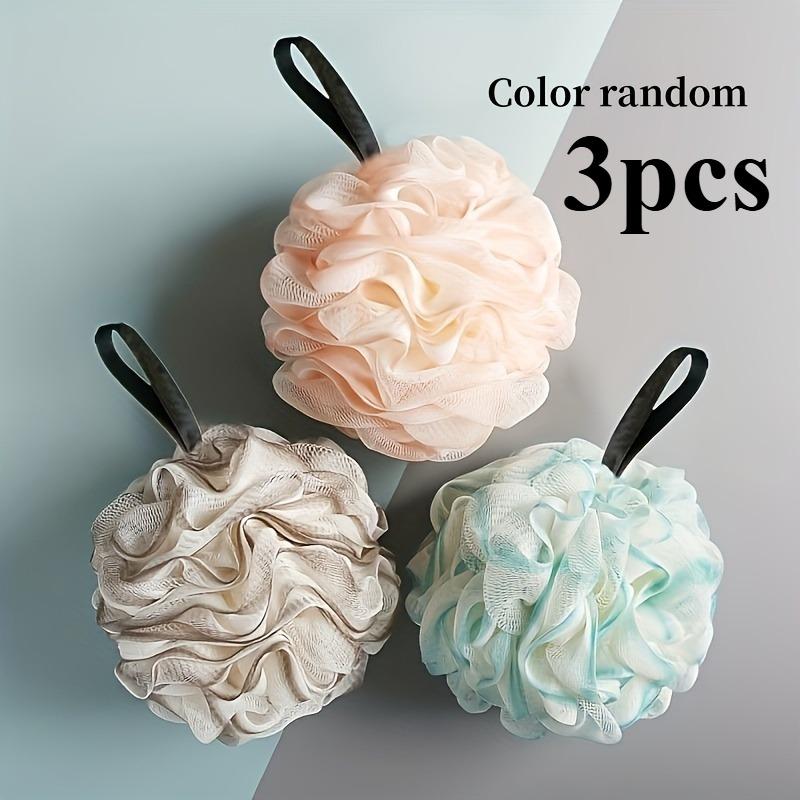 

Exfoliating Mesh Bath Sponges with Ruffled Edges - Soft, Highly Absorbent - Ideal for Daily Skincare Routine, Skinsoftening