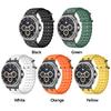 Sports Men Silicone Watchband for Samsung Galaxy Watch 8 40/44mm Soft Loop Strap for GALAXY watch 8 Classic 46mm Correa Bracelet