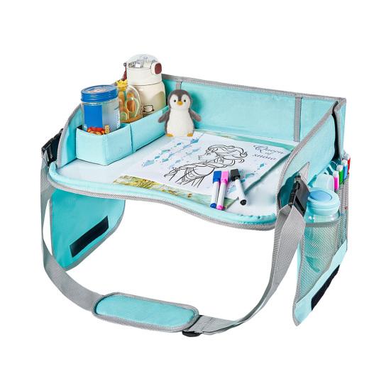 

Детский дорожный поднос для автокресла с регулируемым ремнем, переносной стираемый рисунок для малышей