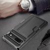 ZM02 For Google Pixel 8a Case Card Slot Leather+TPU Phone Cover Reinforced Corners