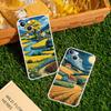Rural Scenery Wheat Field Art Phone Case For IPhone 17 16 15 14 Plus 13 12 11 Pro Max Phone Back Cover Transparent Shockproof Co