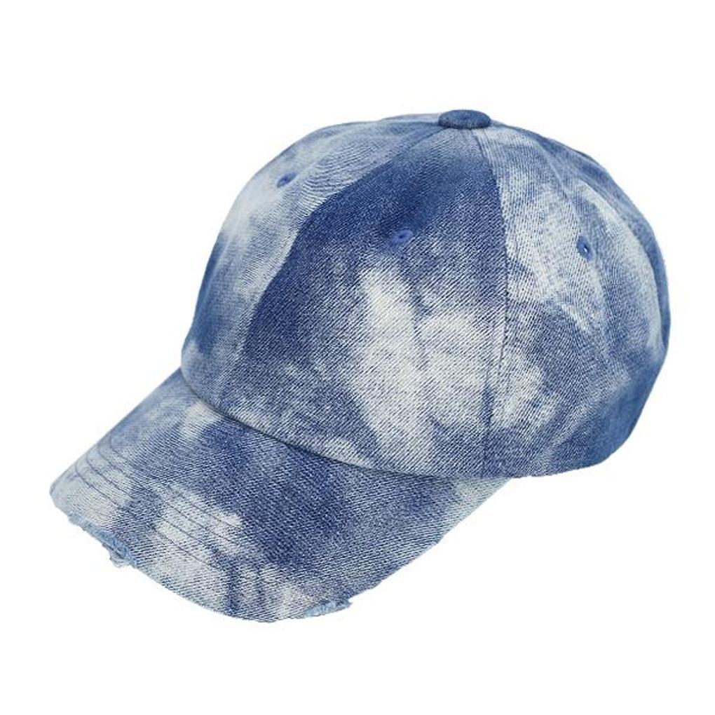 Squaz Ball Cap Street Washed Cap Water-Resistant Dye Brim Hat SJN175