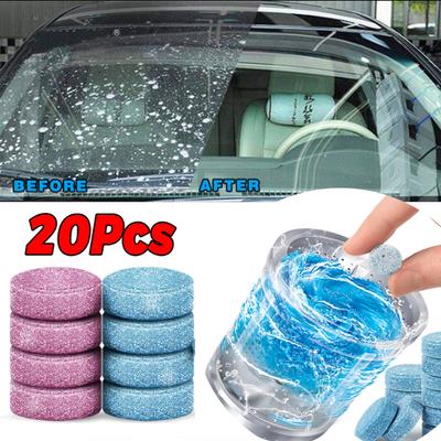 Limpador de para-brisas de carro, limpador sólido de uso geral, superconcentrado, anticongelante, desengordurante, filme espumante, acessórios para carros