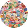 100 Pictures of Xiao Zhang Love Dailylike Bear Graffiti Stickers for Decorative Suitcase Notebook Waterproof Stickers