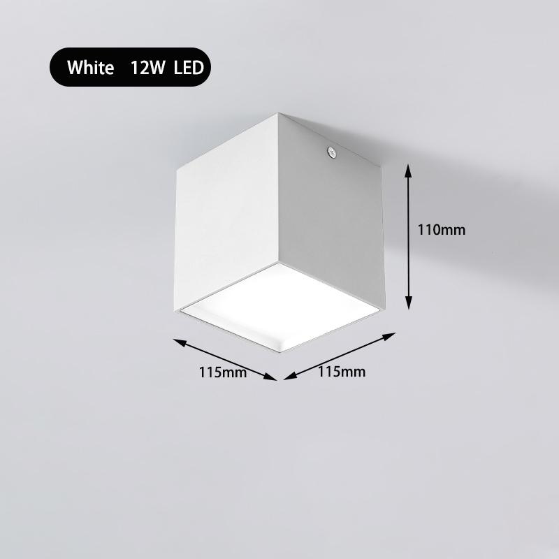 Surface Mounted Downlight 5W/9W/12W LED Spotlight Indoor Home Lighting Aisle Corridor Light Bedroom Living Room Ceiling Light