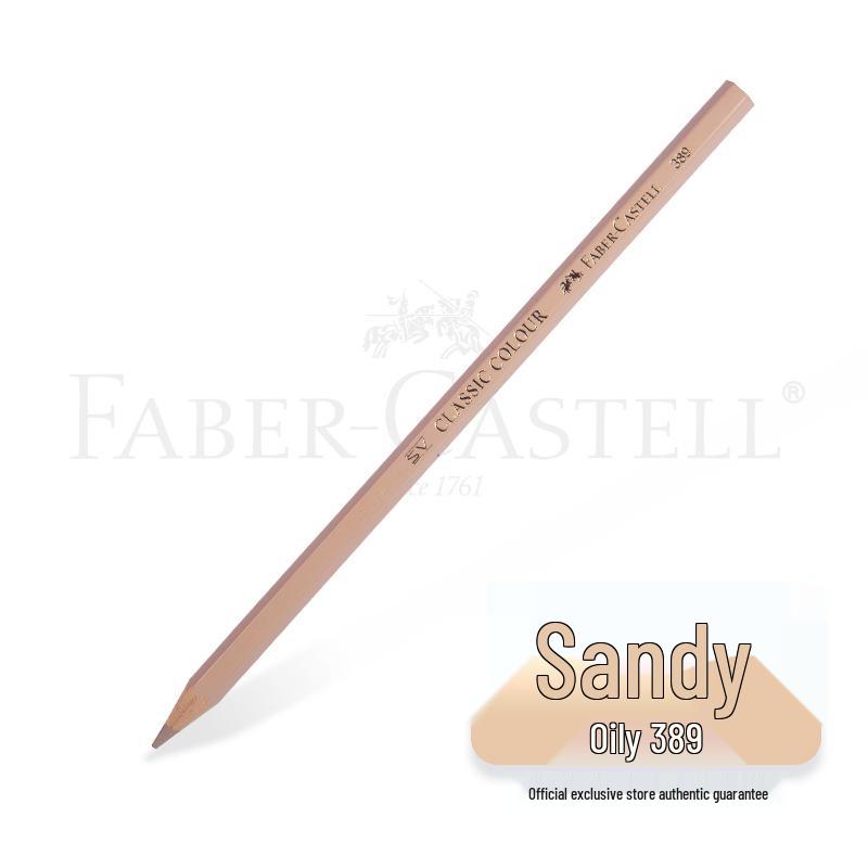 Faber-Castell Art Oil-Based Colored Pencils Set - Red, White, Black, and 60 Single and Complementary Colors.