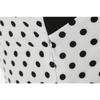 Sexy Retro White Polka Dot Dress Hepburn Vintage Halter Party Dress 50s 60s Pin Up Rockabilly Robe