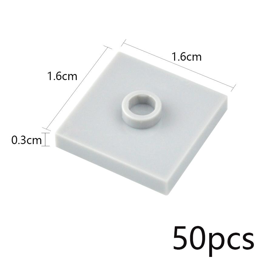 50 Stück MOC Dünne Steine 1x1 Einzelnoppenplatten Mehrfarbig Kompatibel 23893 87580 Bausteine Großhandel DIY Kreativ für Kinder