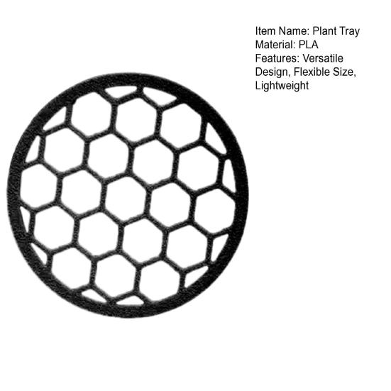 Pflanzschale Leichte Pflanzenanzuchtschale mit Blattgitter Sechseckiges Design Gartenbau Vermehrungswerkzeug