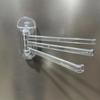 Multi-poles Suction Cup Towel Rack Wall-mounted Hanging Towel Holder Clear Clothes Hanger  Home