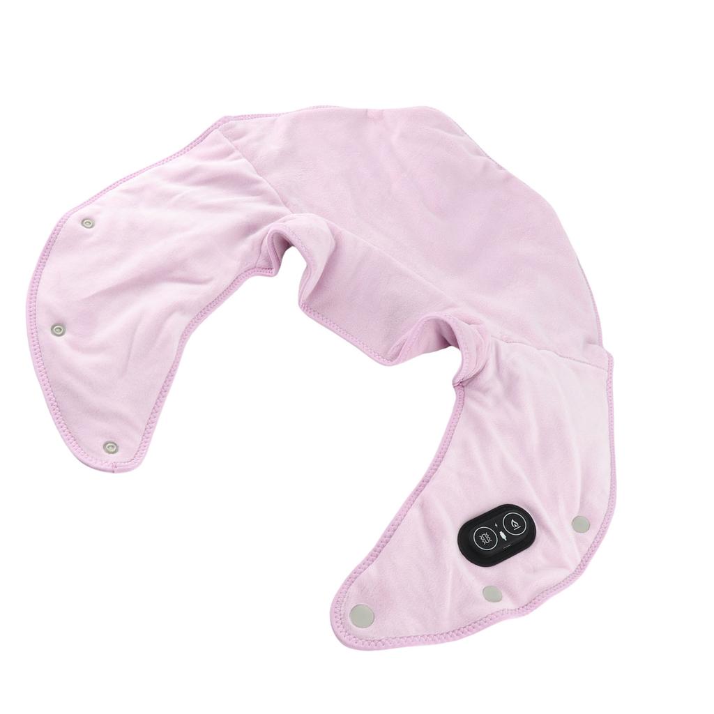 Heated Neck Shoulder Wrap Comfortable Massage Temperature Control Warm Neck Electric Heating Pad for Ache Relief Purple