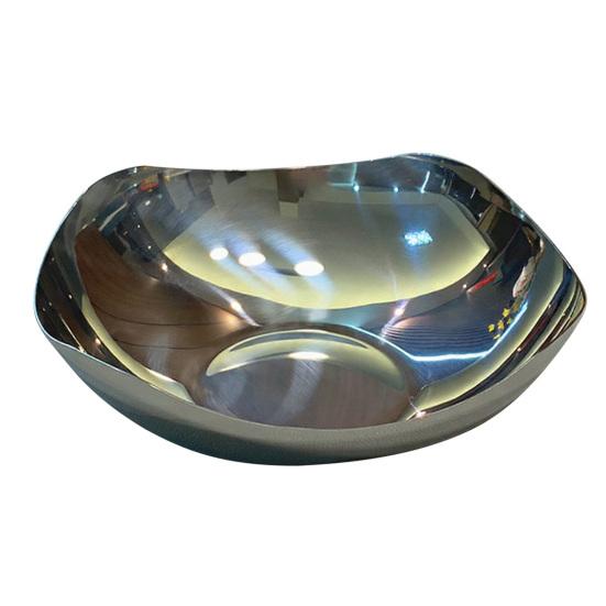 

Salad Bowl 304 Stainless Steel Food Grade Large Capacity Smooth Surface Scratch Resistant Fruit Candy Snack Storage Bowl S