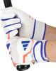adidas Baseball Batting Size LBG404 Gloves, 41, Basic, White/Blue (1123), Large,