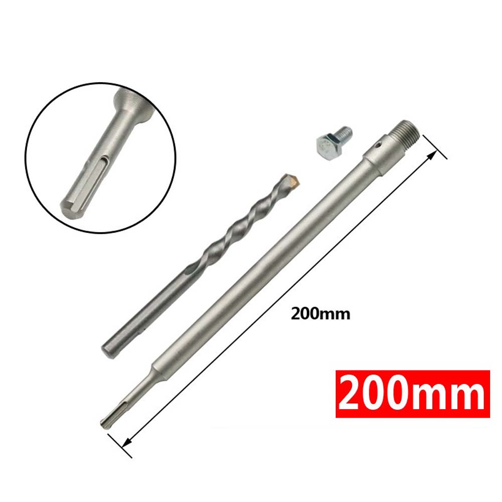 1 Pcs 110-500mm Concrete Hole Opener Electric Drill Bit Hollow Core Cement Round SDS Wall Drilling Tool Drill Bit Extension Rod