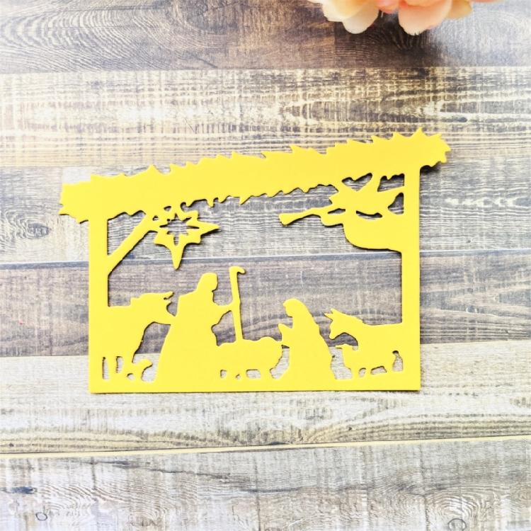 Prayer House Metal Die Cuts Embossing Template Stencil Scrapbooking for Card Die