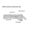 1 Stück Multifunktionale Hilfs-Brillenanpassungs-Messwerkzeuge Schrägwinkel-Lineal Entfernungsmesser Auge Ophthalmologisches Werkzeug