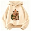 Nieuwe Kawaii Capybara Kinder Hoodie Sweatshirt Schattige Hoody voor Jongens Meisjes Lente Casual Hoodies