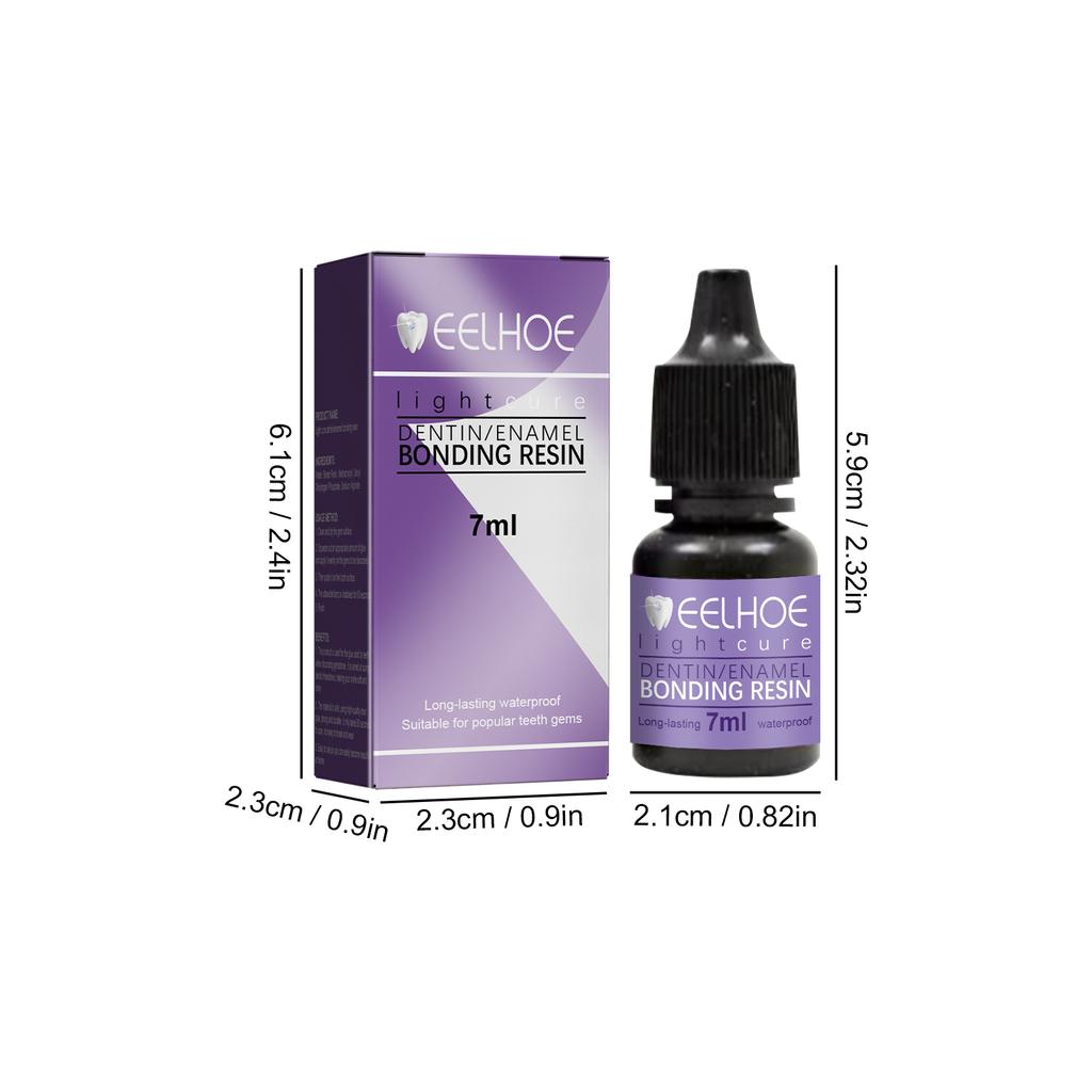 Dentin/Enamel Bonding Resin Oral Crystal DIY Tooth Kit Decoration Glue Mix Dental Materials Teeth GEM Bonding Resin Tooth Glue